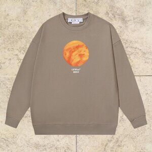 Off-White Men's Brown Sweatshirt